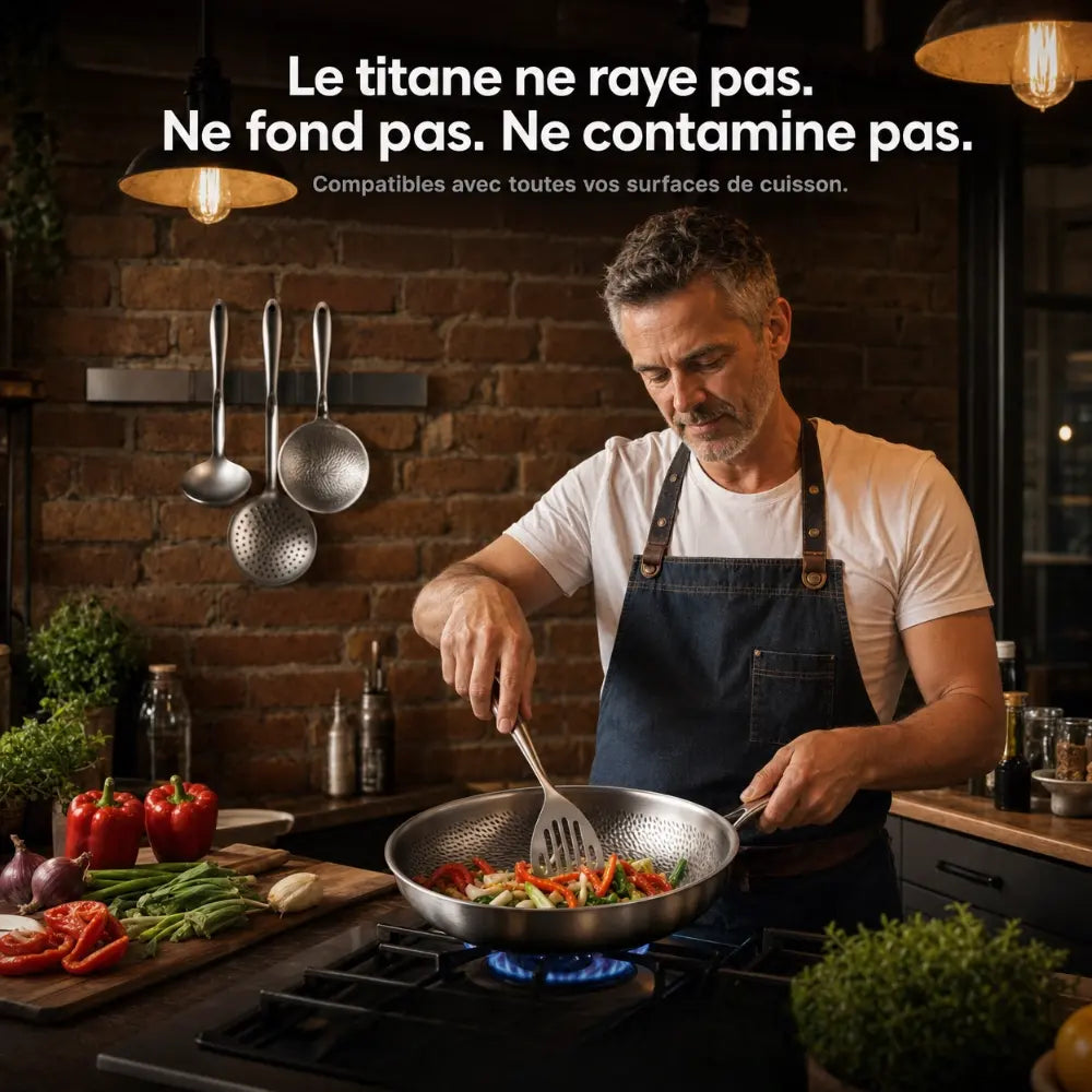 Ustensile en titane