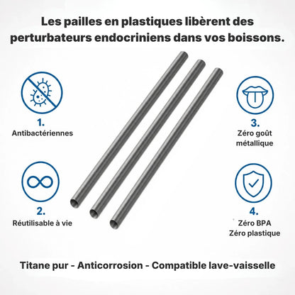 Pailles en titane